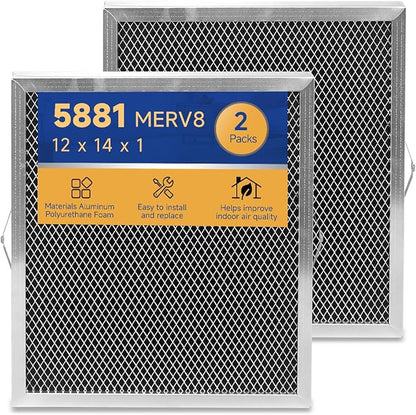 5881 Dehumidifier Filter MERV 8 Washable Compatible by Unknown