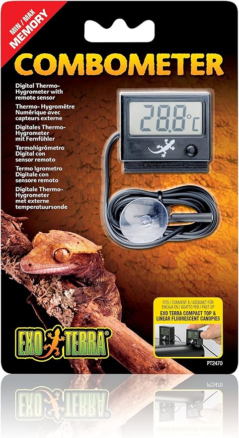 Exo Terra Digital Combination Thermometer/Hygrometer by ExoTerra