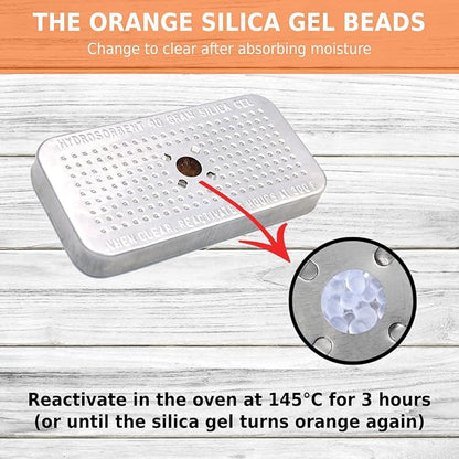 HYDROSORBENT OSG-40 Silica Gel Dehumidifier Desiccant 40 Gram Orange - Image 3