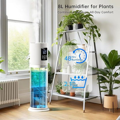2.1Gal/8L Smart Humidifier Large Room, Top Fill Humidifiers - Image 9