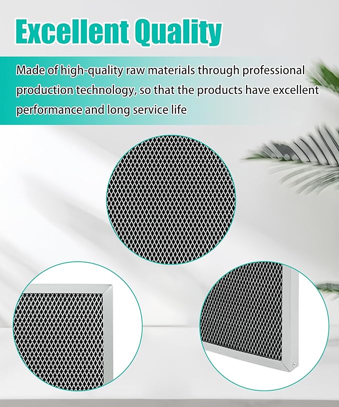 2 Packs Dehumidifier Replacement Filter MERV 8 Washable Compatible - Image 5