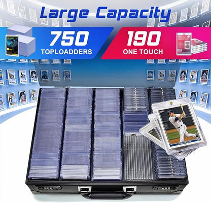 Card Storage Box for 3" x 4" 35pt Toploaders, Sports Cards Case - Image 2