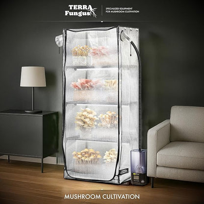 Mushroom Grow Tent with Light and Timer, Indoor Greenhouse with Grow Light - Image 2