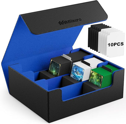 Mlikero Card Deck Case, 1800+ Trading Card Storage Box by Mlikero