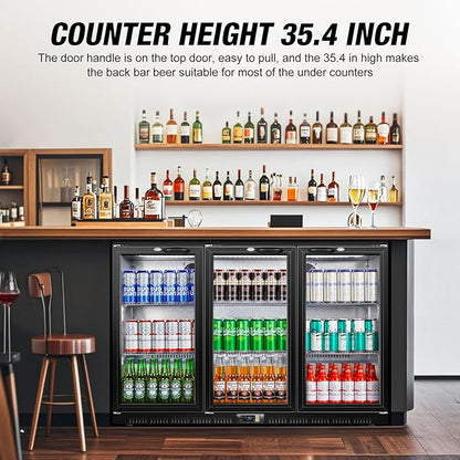 Beverage Refrigerator, 53.15W Inch 12 Cu.Ft Drink Fridge, Back Bar Beer Fridge - Image 2