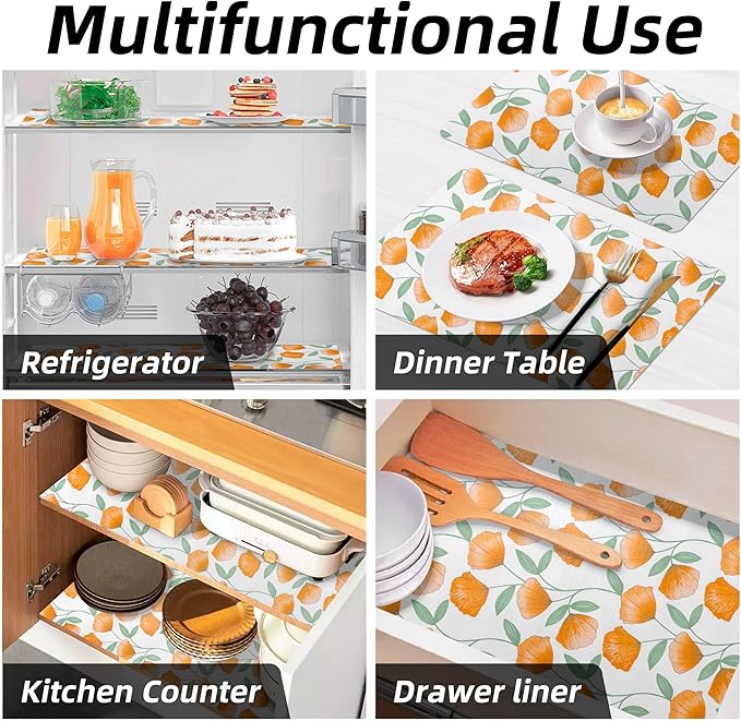 12" W x 120" L Floral Drawer and Shelf Liner - Image 9