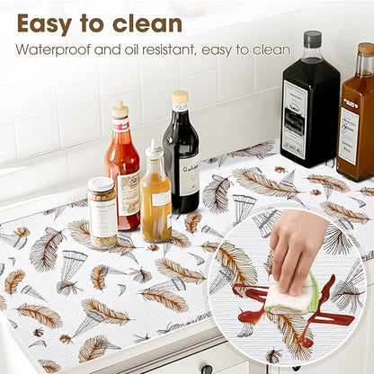 Drawer and Shelf Liner, Non-Slip Kitchen Cabinet Liners Non-Adhesive Thick - Image 3