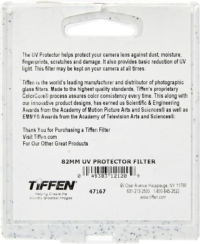 Tiffen 82UVP Slim 82mm UV Protection Filter - Image 2