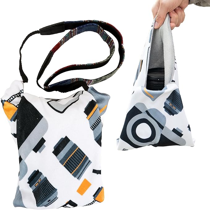 Camera Wrap, Anti-Scratch Lens Protective Wrap pouche, Magic Self-Adhesive Cloth by GCJUYA