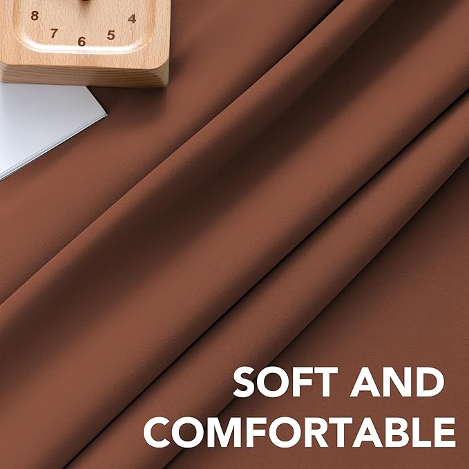 H.VERSAILTEX Blackout Curtains Thermal Insulated Window Treatment Panels Room - Image 5