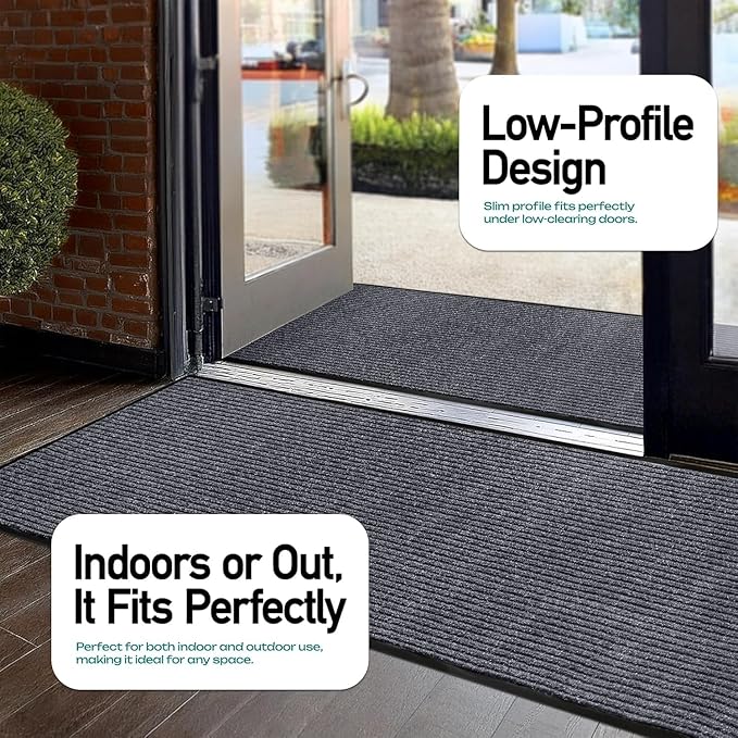 MaxMat® Extra Large Commercial Door Mat, Rubber Border Heavy Duty Door Mat - Image 6