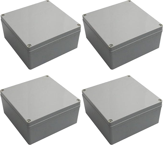 Co. 6" x 6" x 3" Weather & Dust Proof PS Plastic Junction Conduit Box by DJCSupplyCompany