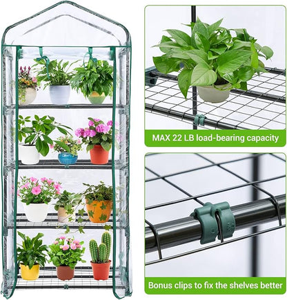 Mini Greenhouse for Outdoors Indoor: Ohuhu Small Green House - Image 3