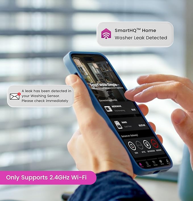 SmartHQ™ WiFi Water Leak Detector, Personal Security Water Leak Alarm - Image 3