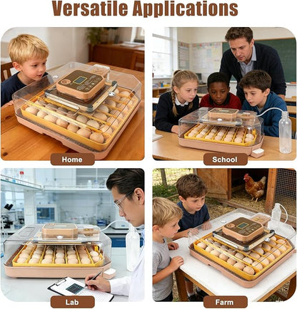 Automatic 48-Egg Incubator for Breeders, Sensor-Based Precise Humidity & Temp - Image 9