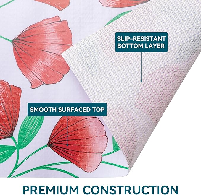 2 Rolls 12" W x 120" L Floral Drawer and Shelf Liner - Image 6