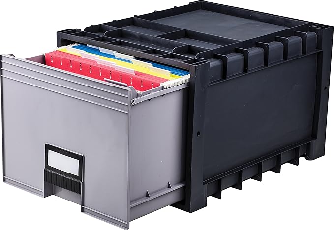 Storex Plastic Archive Storage Drawer - Image 2