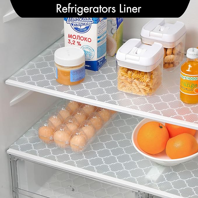 Cooyes Shelf Liner for Kitchen Cabinets – Non-Adhesive Waterproof EVA Liner for - Image 8