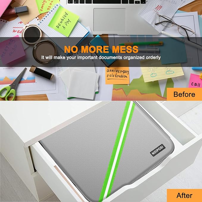 Document Organizer with 5200℉ Heat Insulated, 16.1"x11.4"x4.3" Waterproof and - Image 6