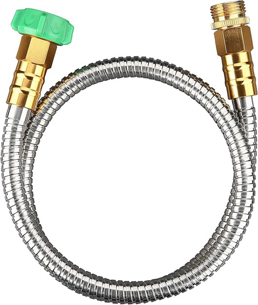 Beaulife 304 Stainless Steel Metal Garden Hose Connector 5 Feet Short Garden by Beaulife