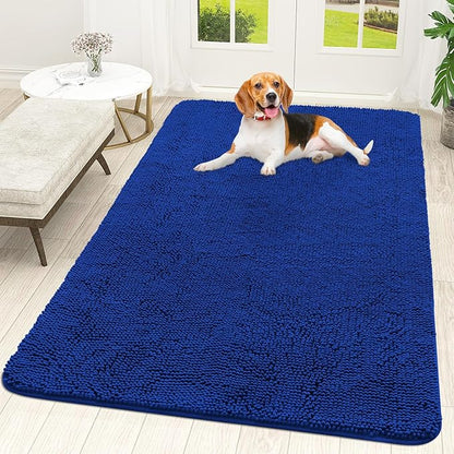 OLANLY Dog Door Mat for Muddy Paws 59x35, Absorbs Moisture and Dirt, Absorbent by OLANLY