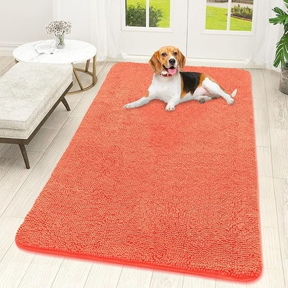 OLANLY Dog Door Mat for Muddy Paws 59x32, Absorbs Moisture and Dirt, Absorbent by OLANLY
