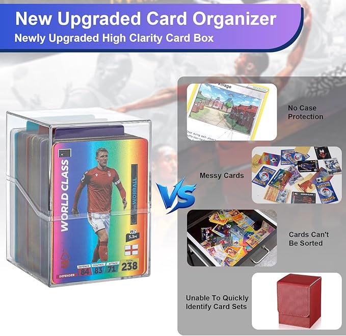 6 Pack Card Deck Boxes: Transparent Storage - Image 3