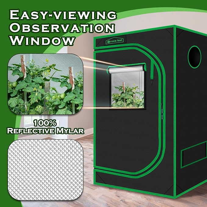 24"x36"x60"Grow Tent for Plants Mylar Hydroponic Grow Tents Indoor Grow Room - Image 4