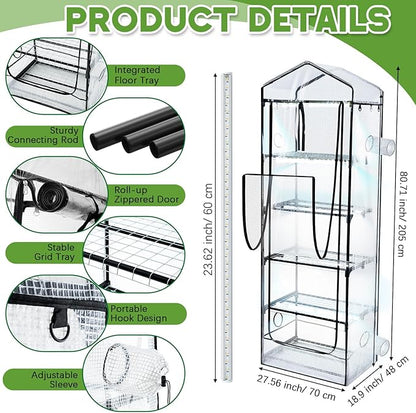 Windyun 5 Tier Extra Tall Mushroom Grow Tent Kit - Image 3