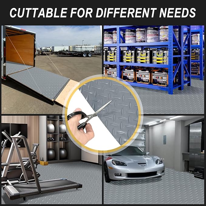 10x25 FT Garage Floor Mat, 2.8mm Thickened Flooring Roll - Image 8