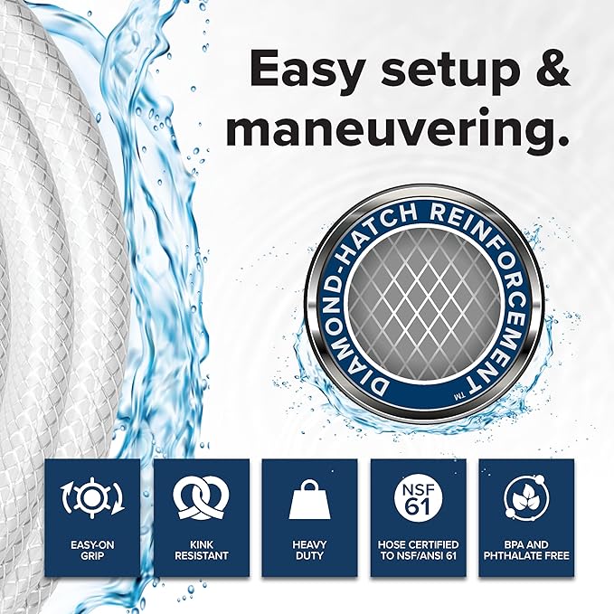 Camco TastePURE 50-Ft Water Hose-RV Drinking Water Hose Contains No Lead - Image 4