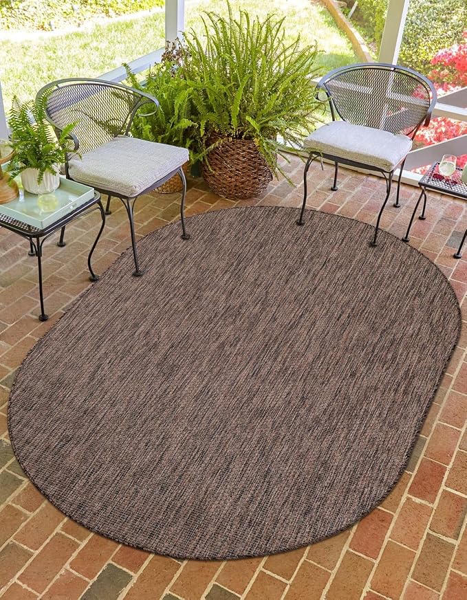 Unique Loom Outdoor Solid Collection Area Rug by UniqueLoom