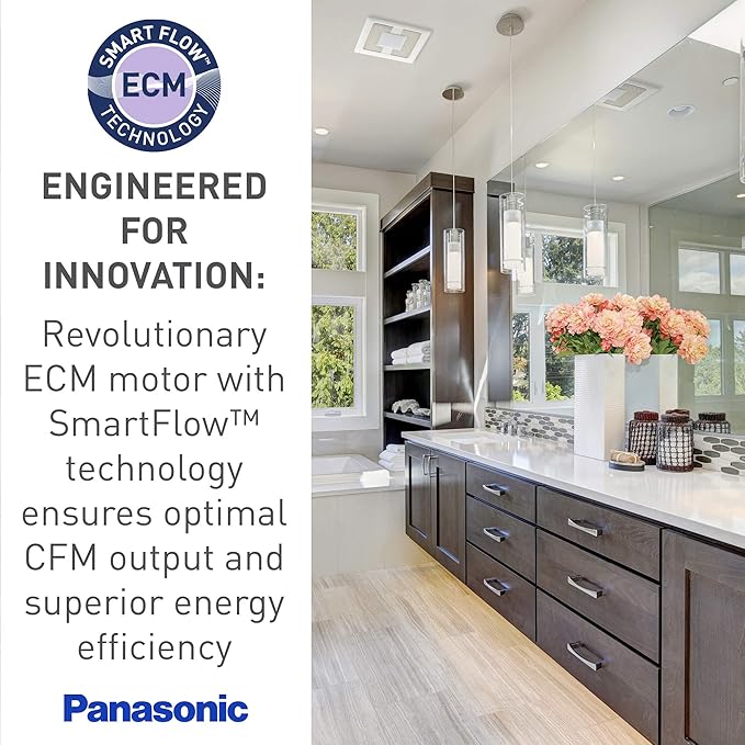 Panasonic WhisperSense Ceiling Mount Bathroom Exhaust Fan - Image 9
