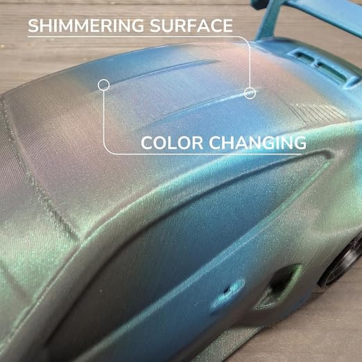 Polymaker Panchroma Gradient Starlight PLA Blue-Green 3D Printing Filament - Image 3
