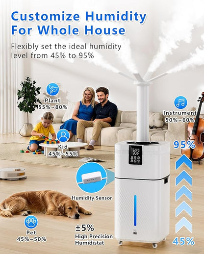 30L/7.93Gal Commercial humidifier Large Room 4200 sq.ft, Whole House - Image 5