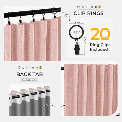 INOVADAY Thermal Sliding Door Curtains 100% Blackout Curtains - Image 4