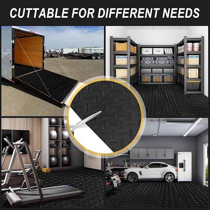10x25 FT Garage Floor Mat, 2.8mm Thickened Flooring Roll - Image 8