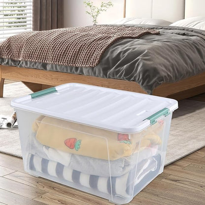 80 L Large Plastic Storage Bins - Image 4