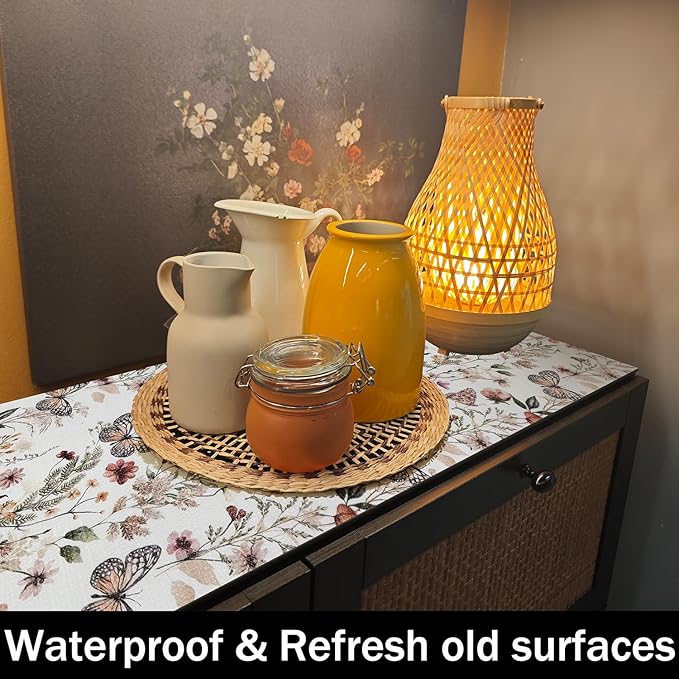 Floral Shelf Liners Non Adhesive 12IN x 20FT and Strong Non-Slip Shelf and - Image 9