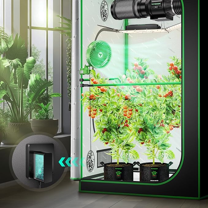VIVOSUN AeroWave E6 Grow Tent Fan 6”, EC Motor, Smart Wifi Control, US Patented - Image 9