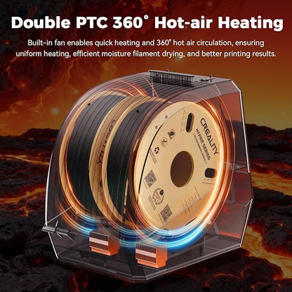 2026 New Official CREALITY Space Pi Filament Dryer Plus, 2 Spools Double 360° - Image 2