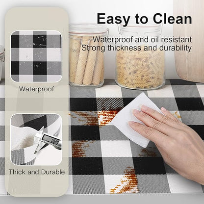 Shelf Drawer Liner for Kitchen Cabinets Non-Adhesive Non-Slip, Hide Stains & - Image 2