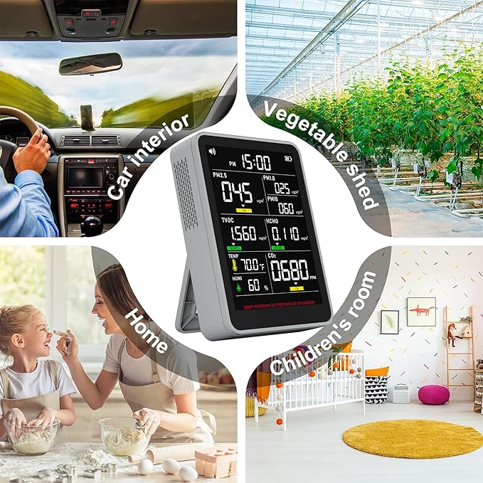 XOOPON 13-in-1 Indoor Air Quality Monitor - Image 7