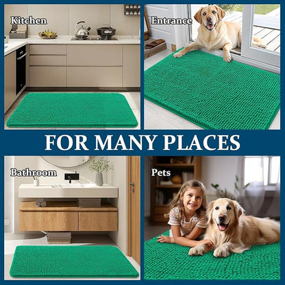 OLANLY Dog Door Mat for Muddy Paws 36x24, Absorbs Moisture and Dirt, Absorbent - Image 8