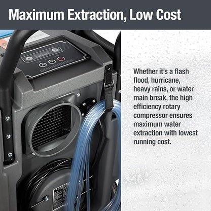 BlueDri BD-130P 225PPD Industrial Water Damage Equipment Commercial Dehumidifier - Image 5