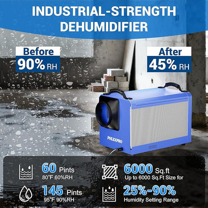 145 Pint Commercial Dehumidifier - Image 2