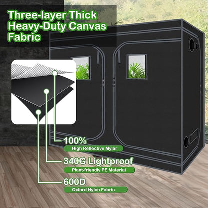 Grow Tent, Removable Floor Tray - Image 5