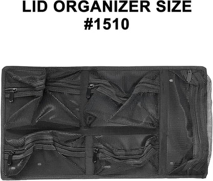 LAFENLIN Lid Organizer for Pelican 1510 Case, 5 Mesh Pockets Storage Organizer - Image 2