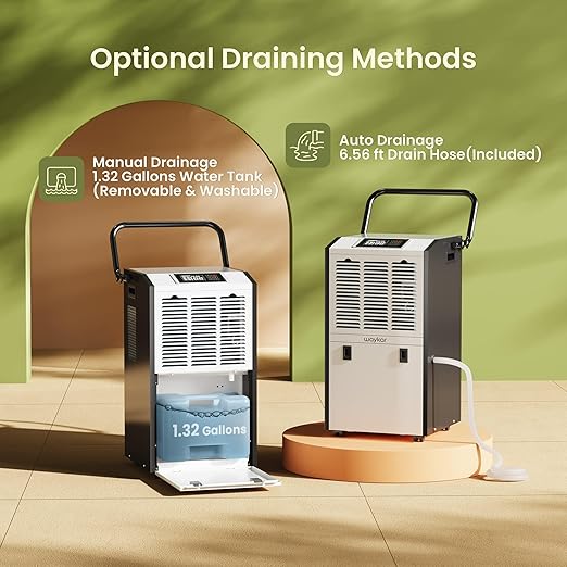 Waykar 155 Pints Large Commercial Dehumidifier - Image 6