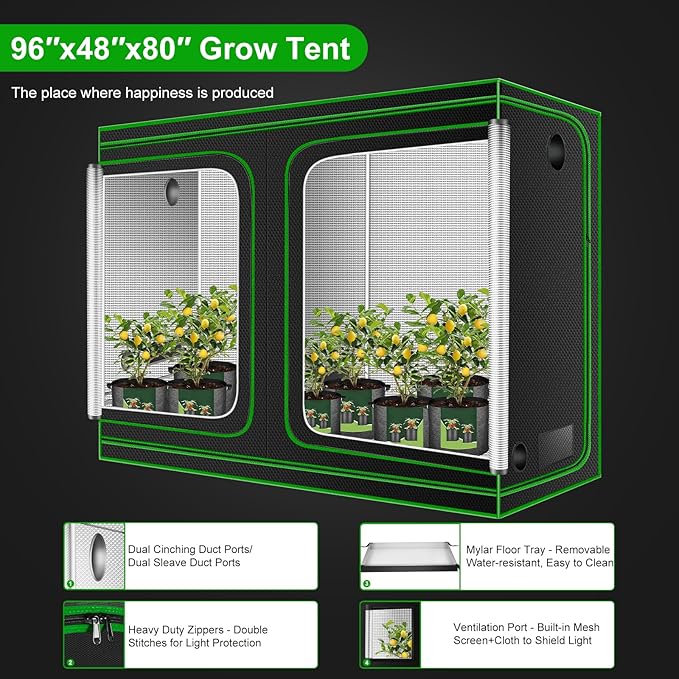 MELONFARM 4x8 Grow Tent - Image 4